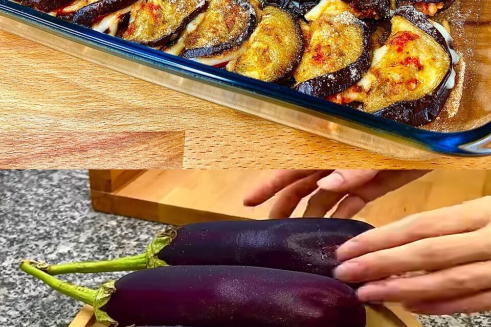 Healthy Baked Eggplant Rolls