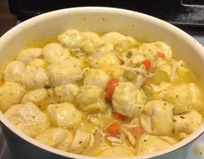 Best Ever Crock Pot Chicken and Dumplings