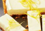 Creamy lemon buttercrust slice