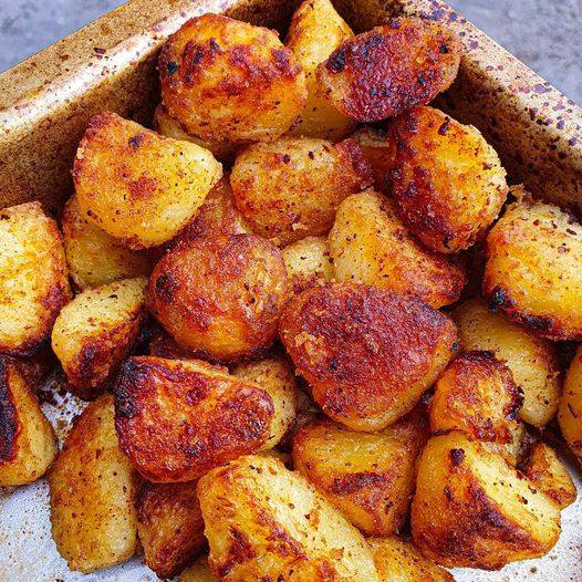 Air fryer roasted potatoes