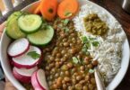 Vegan Whole Brown Lentils Curry