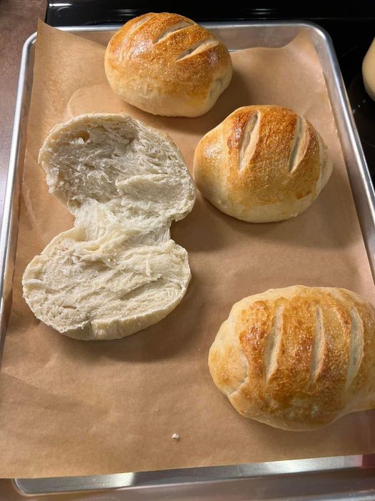 Sourdough Sandwich Rolls